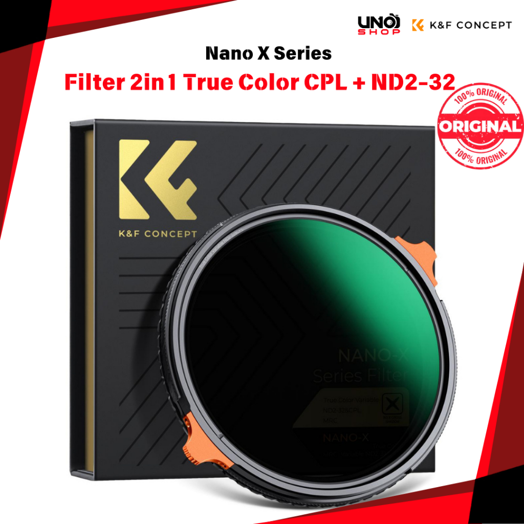 Jual K&F Concept Lens Filter True Color Variable NDX ND2-32 + CPL ...
