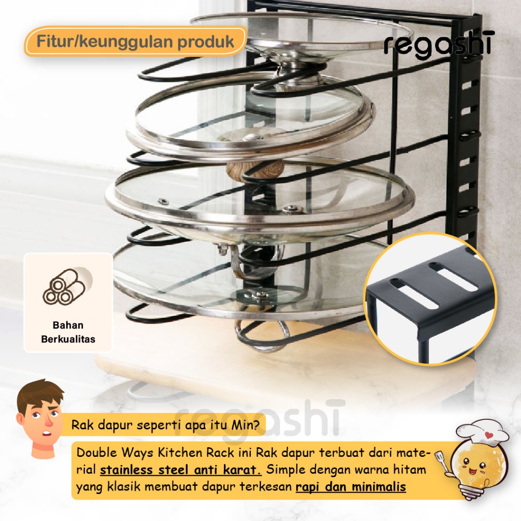 Jual DIY Storey Rack | Rak Dapur Susun Bawah Wastafel | Penyimpanan ...