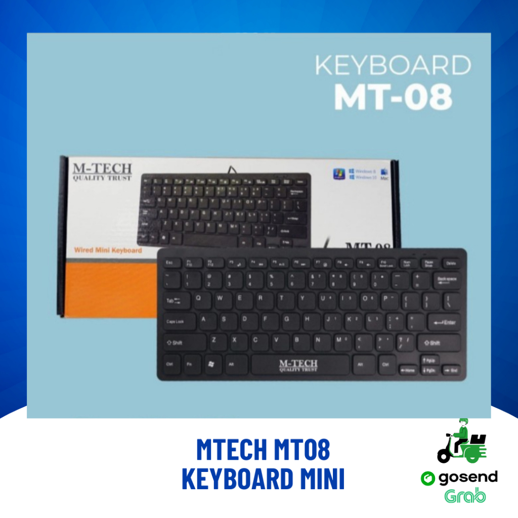Jual M-Tech MT-08 Keyboard Wired USB Mini Multimedia MTech MT08 ...