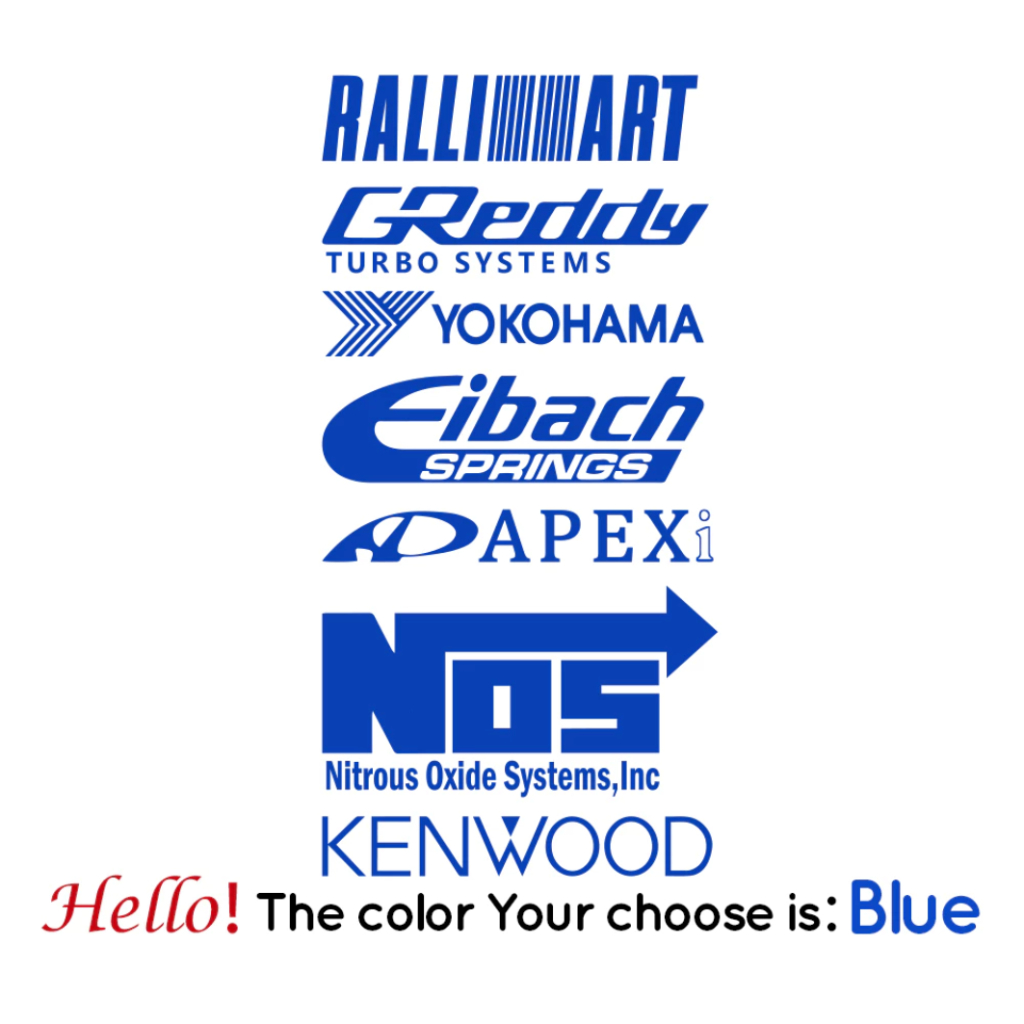Jual 1Lembar Car Racing Development Sticker Decals Set Raliiart ...