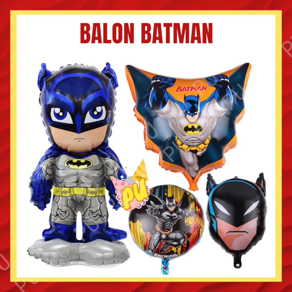 Jual Balon BATMAN / Balon Foil Batman Begins Robin Super Hero | Shopee ...