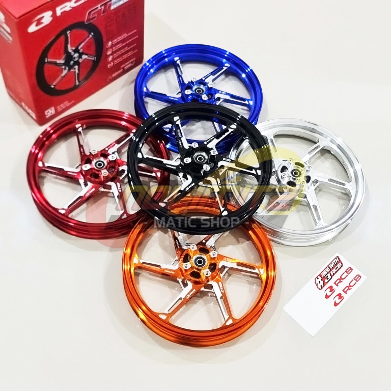 Jual Velg RCB Racing Boy CT600 Full CNC Palang 6 Depan Belakang Honda ...