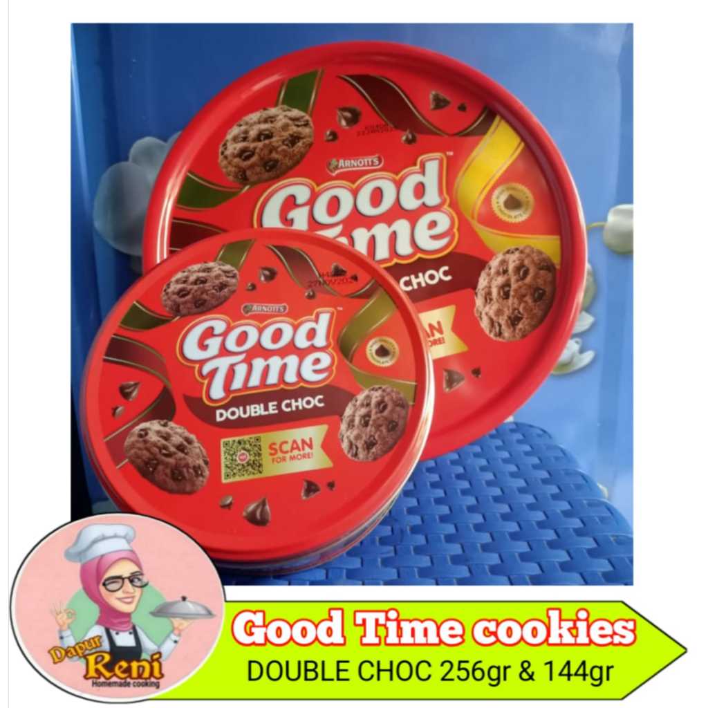 Jual Good time cookies kemasan kaleng 256gr dan 144gr/kue lebaran ...