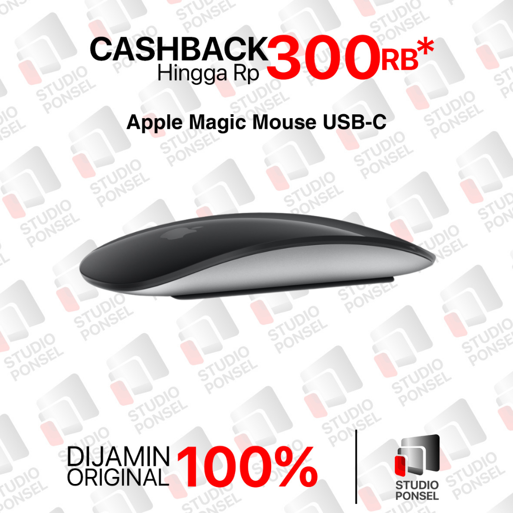 Magic Mouse (USB-C) ブラック(Multi-Touch 対応) Apple Magic Mouse Multi Touch Surface (USB C) Wireless Black