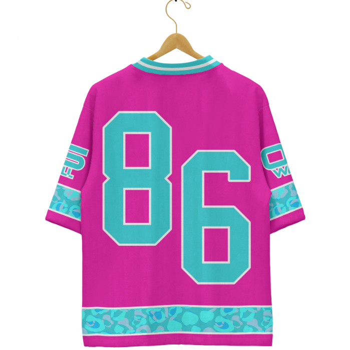 Jual JERSEY RUGBY HOCKEY RIBBON PINK TOSCA GRATIS NAMA DAN NOMOR ...