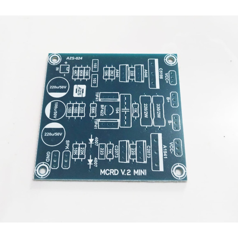 Jual PCB Driver Power Amplifier MCRD V2 Mini Fiber FR4 AZS-024 | Shopee