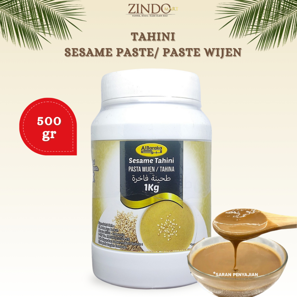 Jual TAHINI 500GR AL BARAKA FINEST SESAME PASTE WIJEN COCOLAN SELAI ...