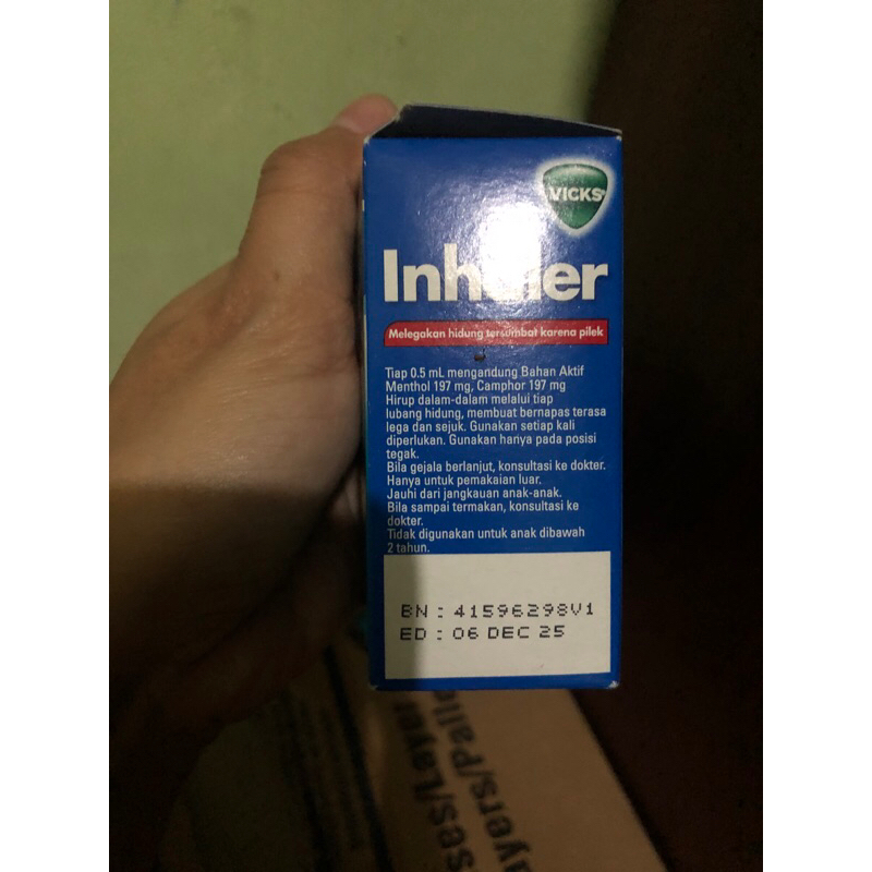 Jual Vicks Inhaler Hidung (1box isi 6 pcs) | Shopee Indonesia