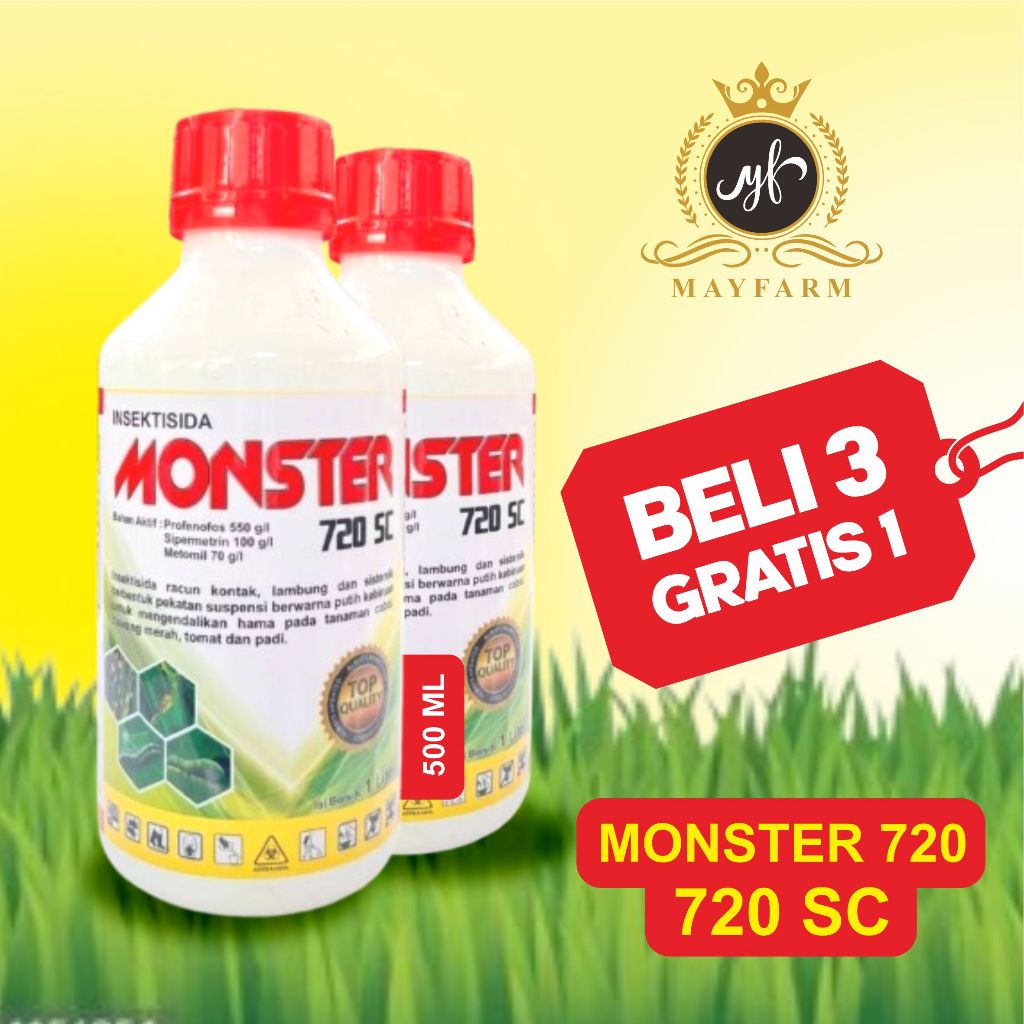 Jual MONSTER 720 SC 500ML - Insektisida Multiaktif Terbaik untuk Cabai ...