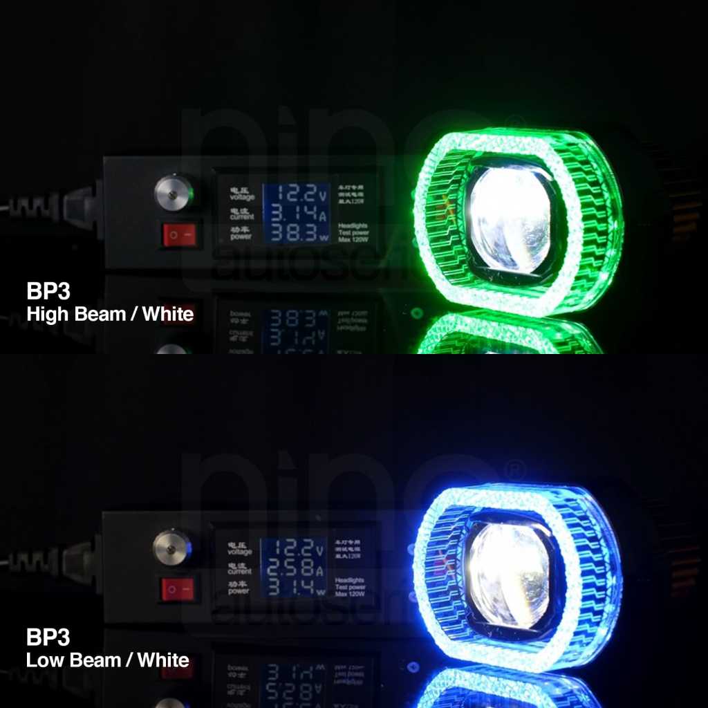 Jual LAMPU BI-LED BILED MOTOR PROJECTOR MOTOR 9NINE LUXIMOS BP3 40 WATT ...