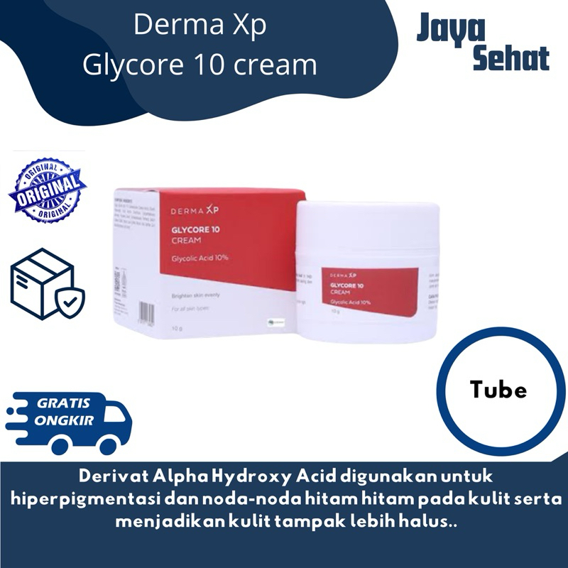 Jual Derma XP Glycore 8% Cream, Glycore 10% Cream 10g | Shopee Indonesia