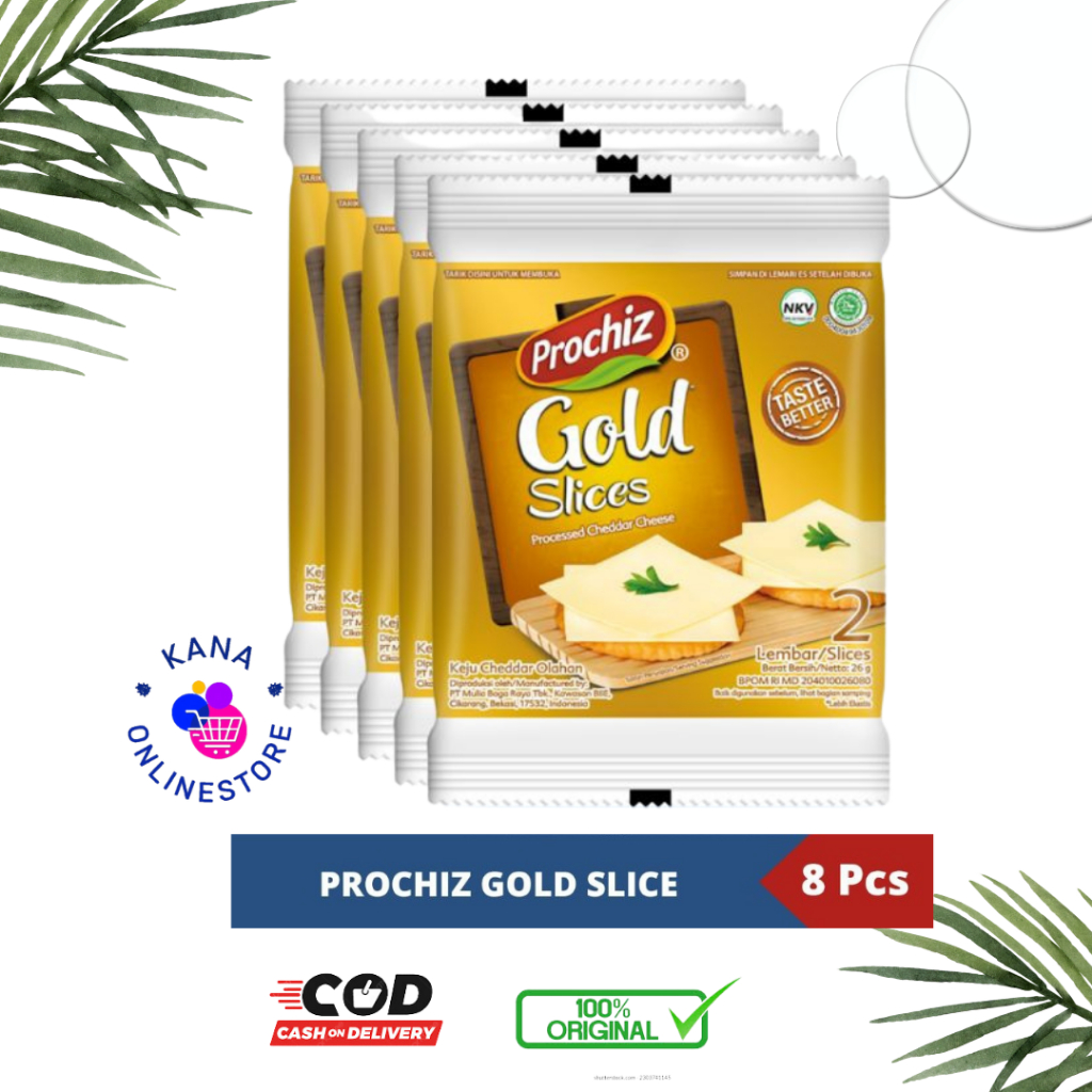 Jual Keju Prochiz Slice Rentengan (isi 2's x 8) | Shopee Indonesia