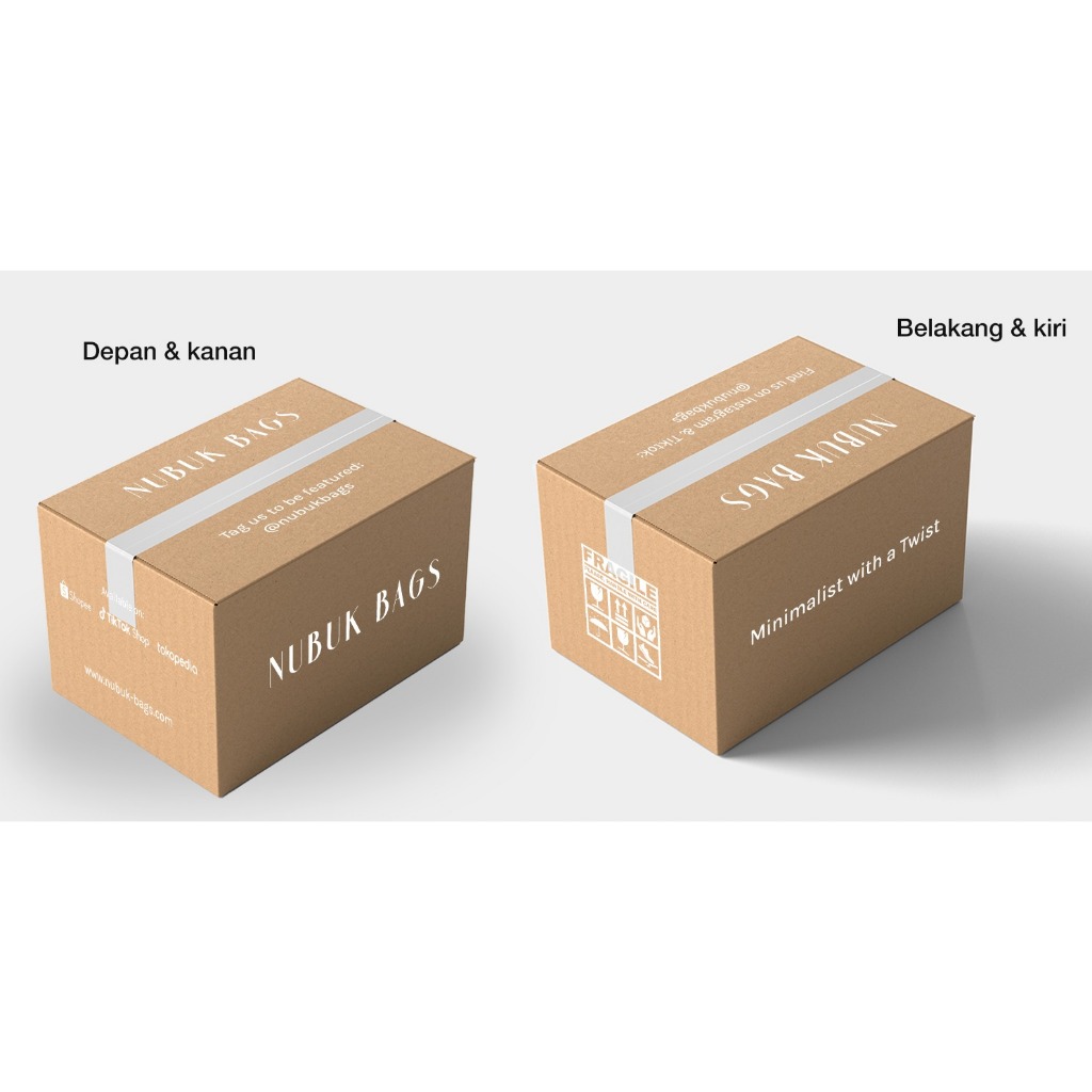 Jual Nubuk Bags Packaging Box Extra Large Xl Baca Deskripsi