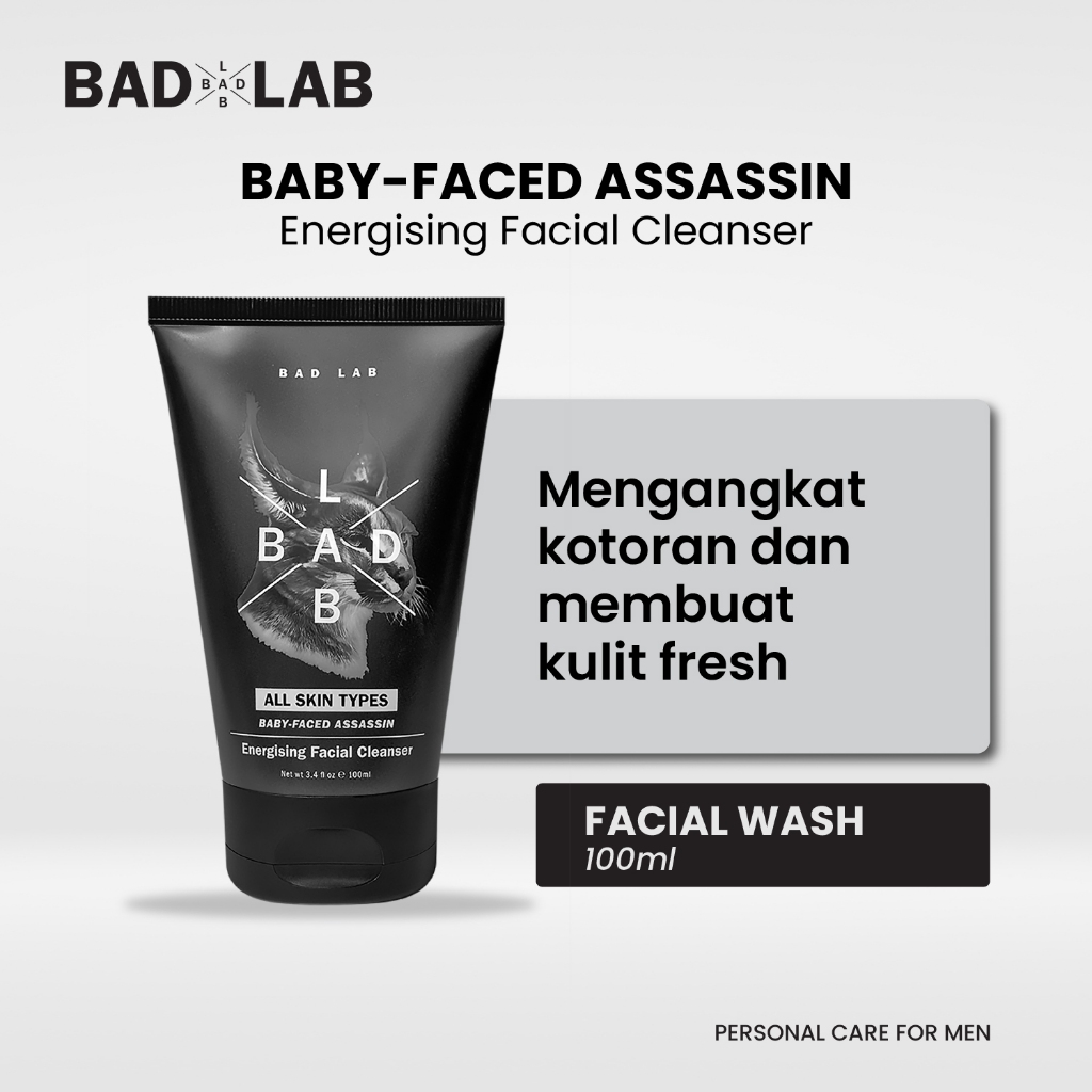 Jual BAD LAB Baby Faced Assassin Energizing Facial Wash 100ml - Sabun ...