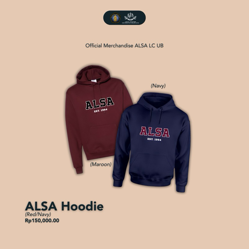 Jual ALSA Hoodie - Official Merchandise ALSA LC UB | Shopee Indonesia