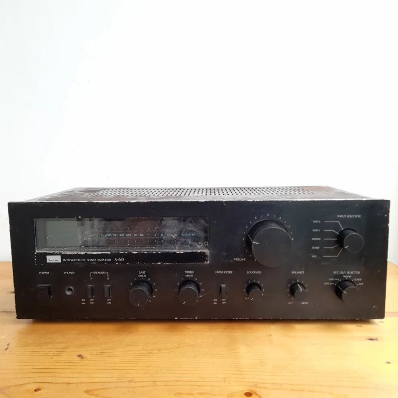 Amplificateur Intégré Sansui A-60 – Vintage Hi-Fi – Occasion – Entrées Phono/AUX