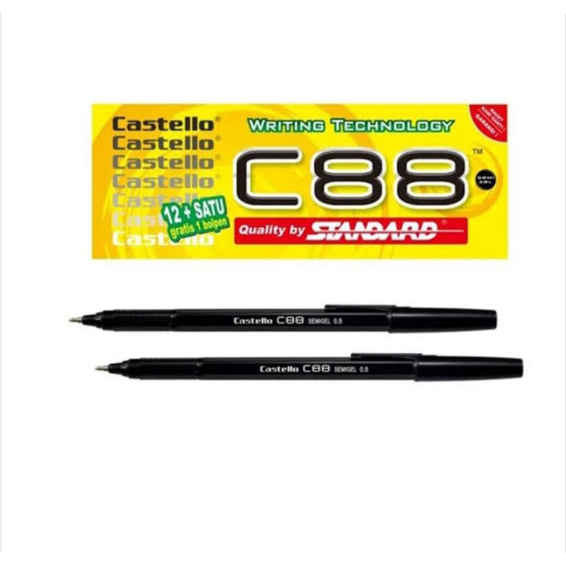 Jual Pulpen Standard C88 / Pulpen Gel Standard (1Pak/12Pcs) | Shopee ...