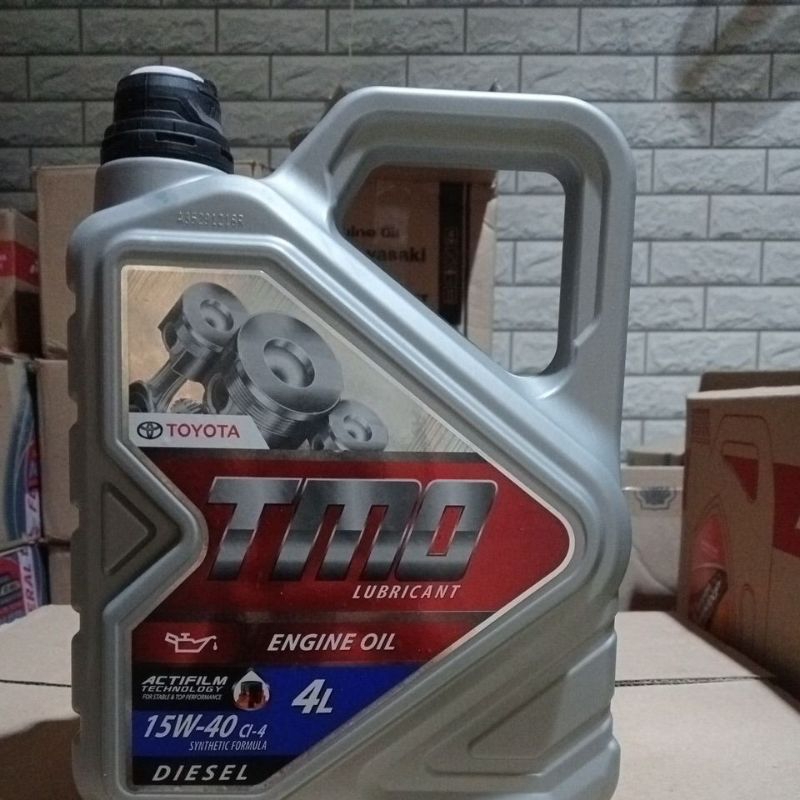 Jual oli mesin Toyota TMO lubricant diesel engine oil 15w-40 CI 4ltr ...