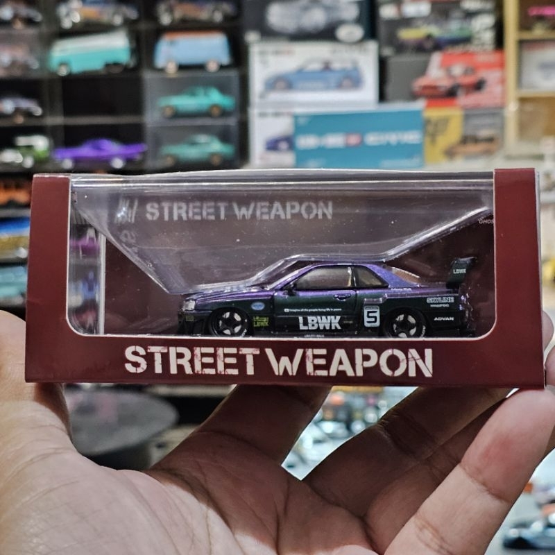 Jual Street weapon LB ER34 Super Silhouette Nissan skyline GTR R34 LBWK ...
