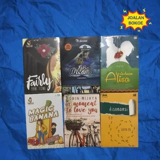 BUKU NOVEL ORIGINAL NOVEL FIKSI / NOVEL SASTRA  / NOVEL REMAJA / NOVEL ROMANCE  /  NOVEL FAIRLY / NOVEL TOBA DREAMS / NOVEL KERINDUAN ALISA / NOVEL MAGIC BANANA /NOVEL A MOMENT TO LOVE YOU / NOVEL DISONANSI