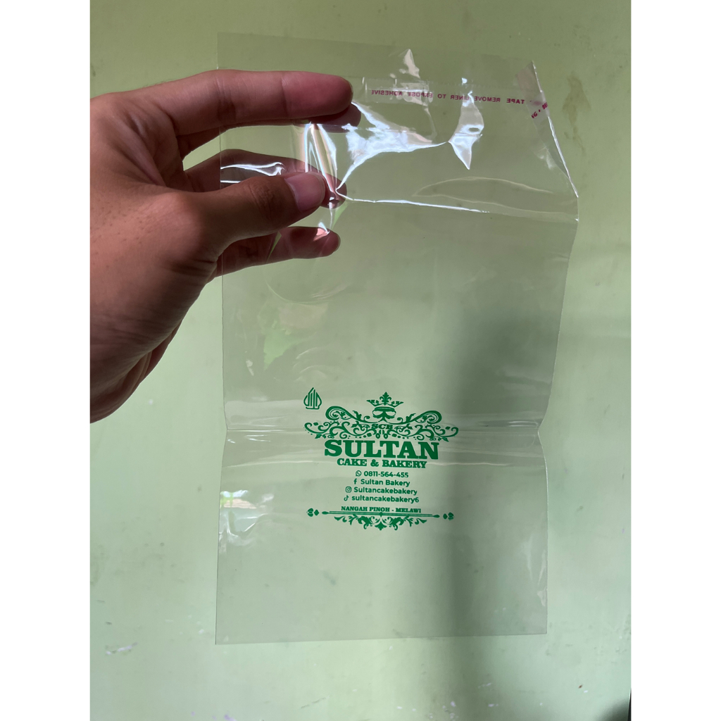 Jual Sablon Plastik OPP Roti 1 Hari Jadi 30 Micron Free Desain | Shopee ...