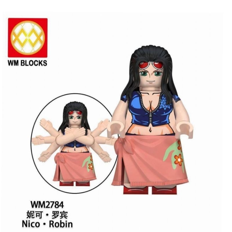 Jual Mini Action Figure Nico Robin One Piece Brick Mainan Balok Rakit ...
