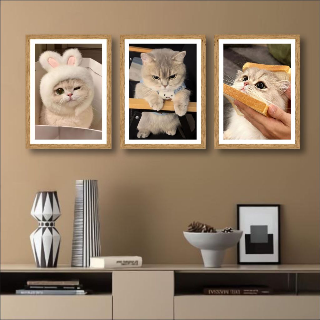 Jual HIASAN DINDING KUCING LUCU UKURAN BESAR WALL DECOR RUANG TAMU R51 ...