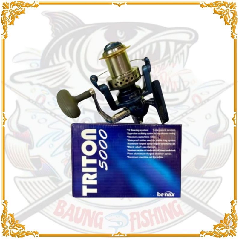 banax triton 5000 surf fishing reel Jual Reel Pancing Laut Banax Triton surf 5000