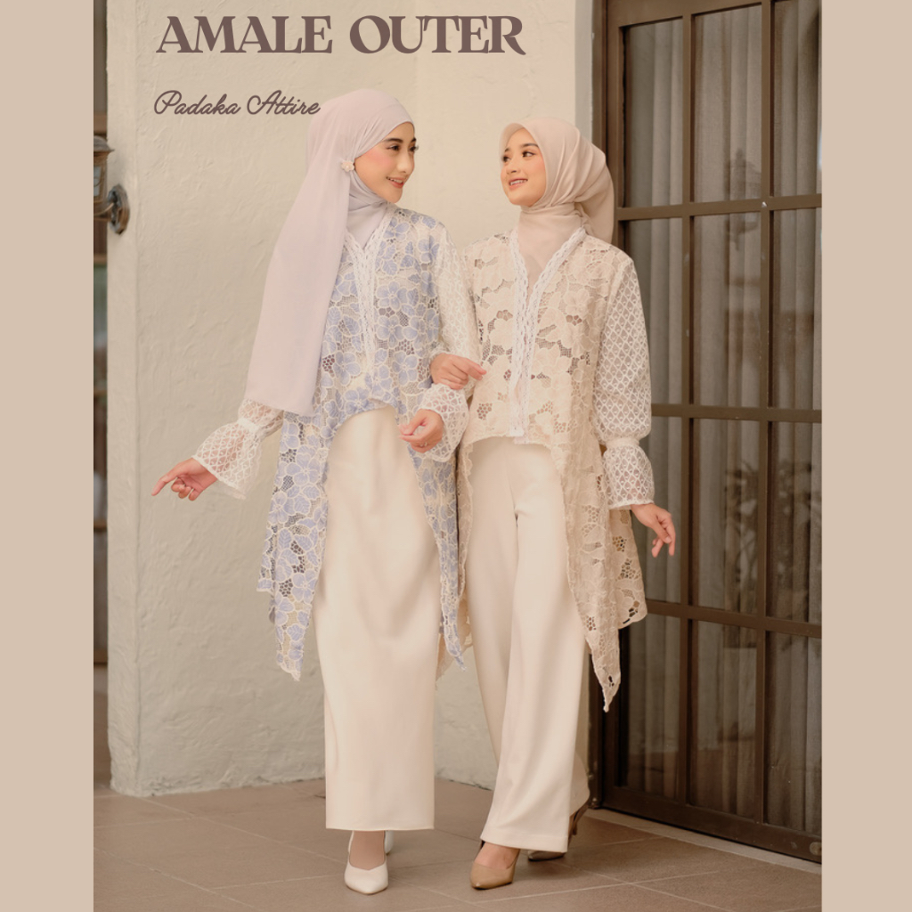 Jual OUTER AMALE - [RAYA SERIES Padaka Attire] - Outer Brokat Prada ...