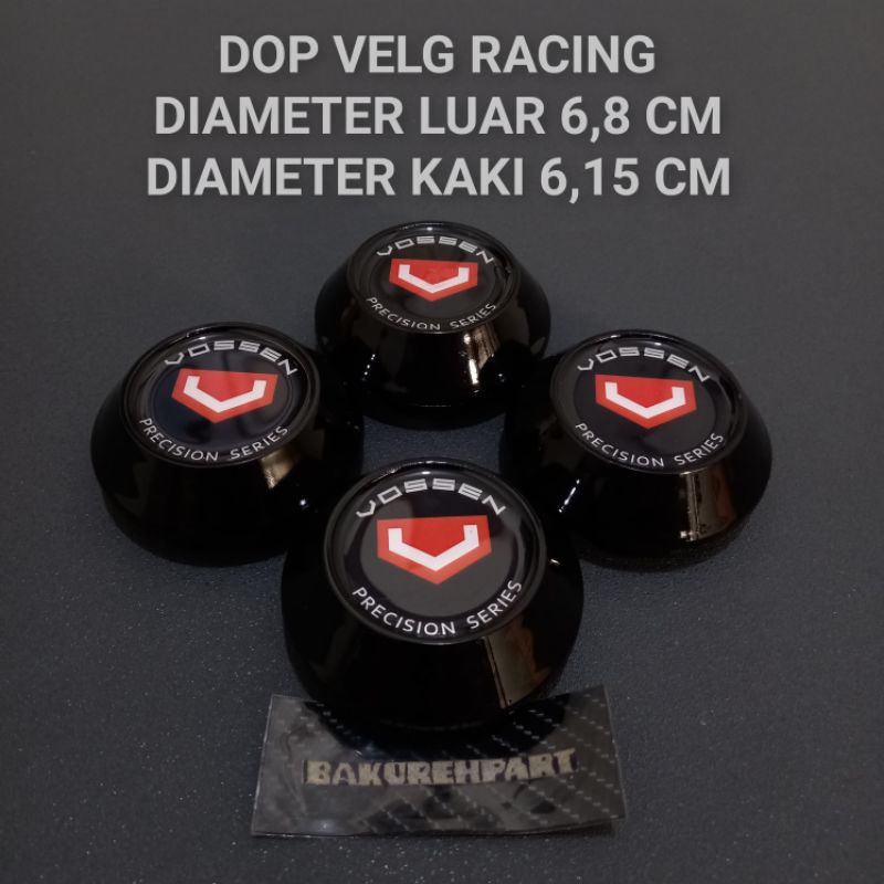 Jual Dop roda tutup velg mobil racing logo VOSSEN diameter 6,8 cm harga ...