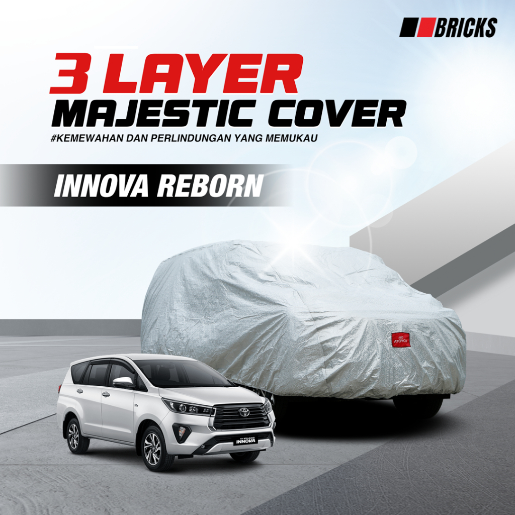 Jual 3 Layer Cover Innova Reborn Sarung Mobil Anti UV & Waterproof ...