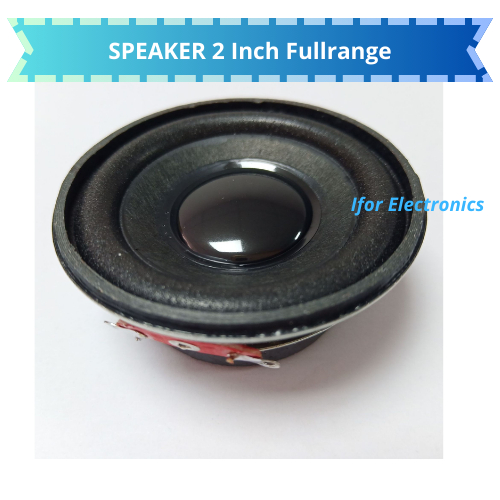Jual Speaker 2 inch 4 ohm 3 Watt Fullrange New Hitam Tanpa Kuping ...