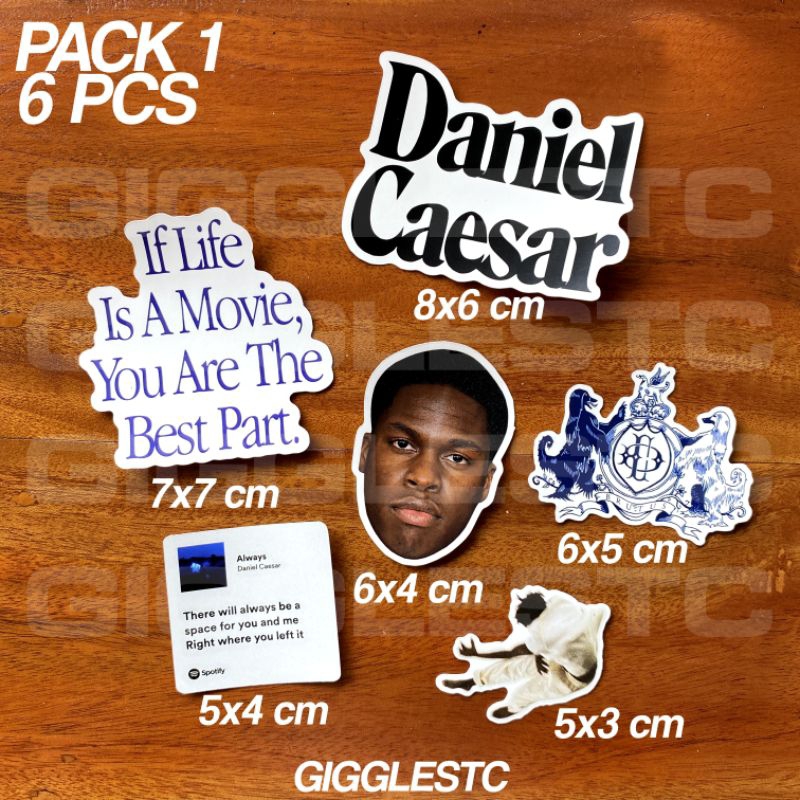 Jual Sticker Pack DANIEL CAESAR | Shopee Indonesia