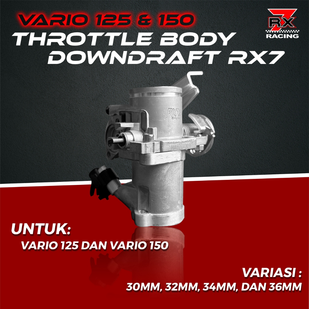 Jual Throttlebody Downdraft Vario 125 Vario 150 Diameter 30mm 32mm 34mm ...