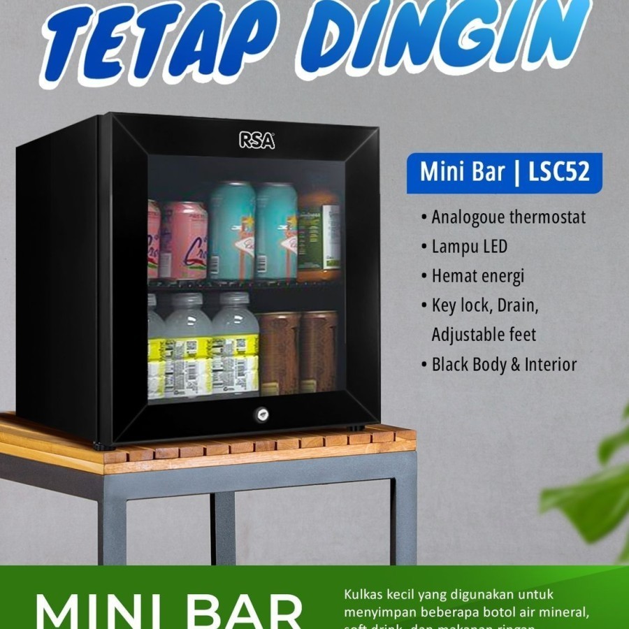 Jual RSA LSC52 MINI SHOWCASE PORTABLE DISPLAY MINI BAR | Shopee Indonesia