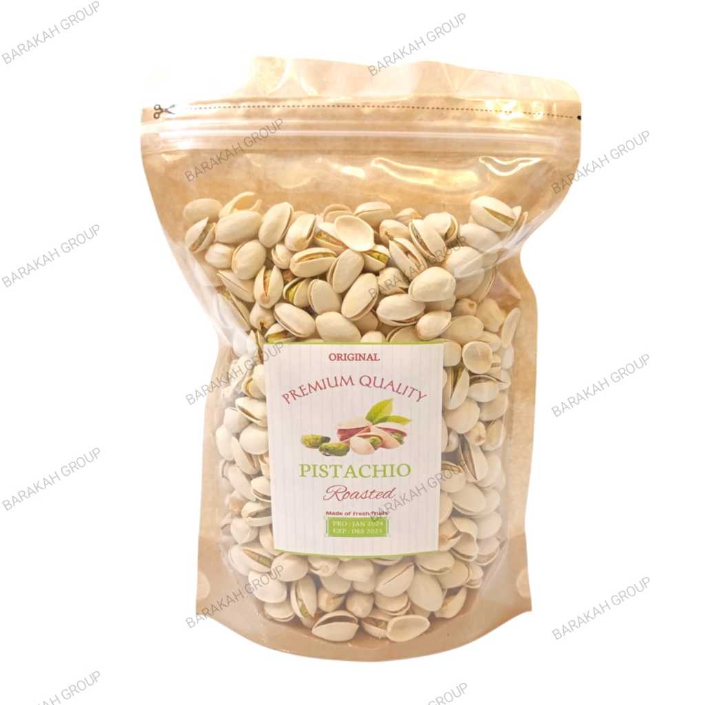 Jual Kacang Fustuk Pistachio Premium 500gram Khas Arab Kacang Pistacio ...