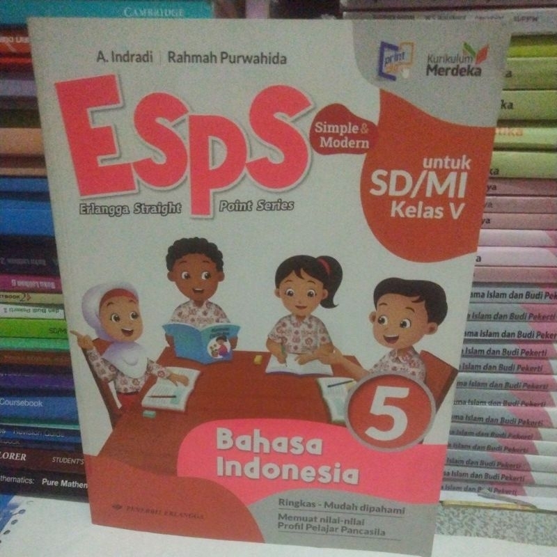 Jual BUKU ESPS BAHASA INDONESIA KELAS 5-V SD/MI KURIKULUM MERDEKA ...
