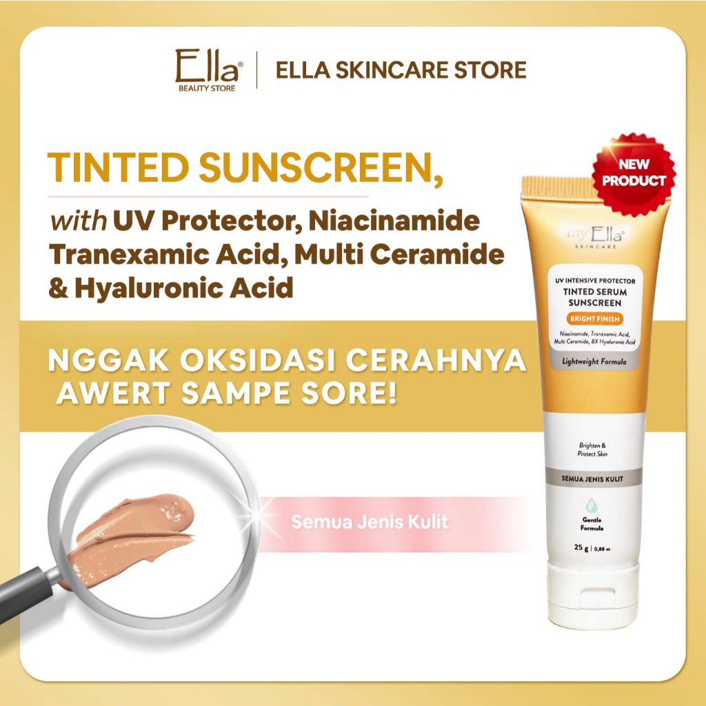 Jual Ella Skincare UV Intensive Protector Tinted Serum Sunscreen with ...