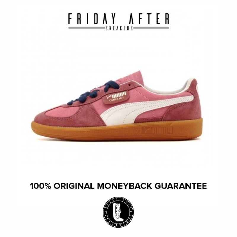 Jual Sepatu Sneakers Wanita Puma Palermo Strawberry Burst Wood Violet ...