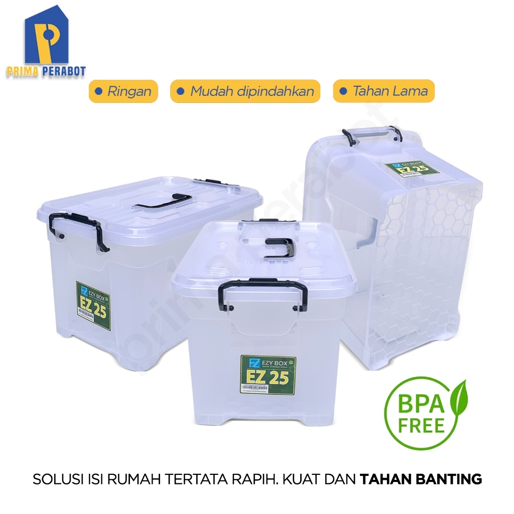 Jual Storage Box 25 Liter Container Boks 4 Pcs EZ-25 Kotak Penyimpanan ...