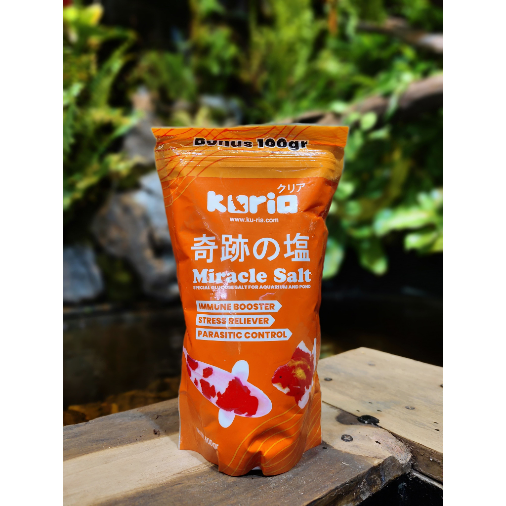 Jual Kuria Miracle Salt Glucose Salt 600 gr gram Garam Ikan Hias Air ...