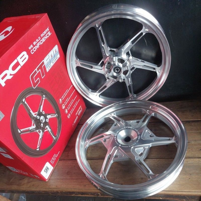 Jual VELG RCB VARIO 125 VARIO 150 CT600 CNC BLUE SILVER ORANGE BLACK ...