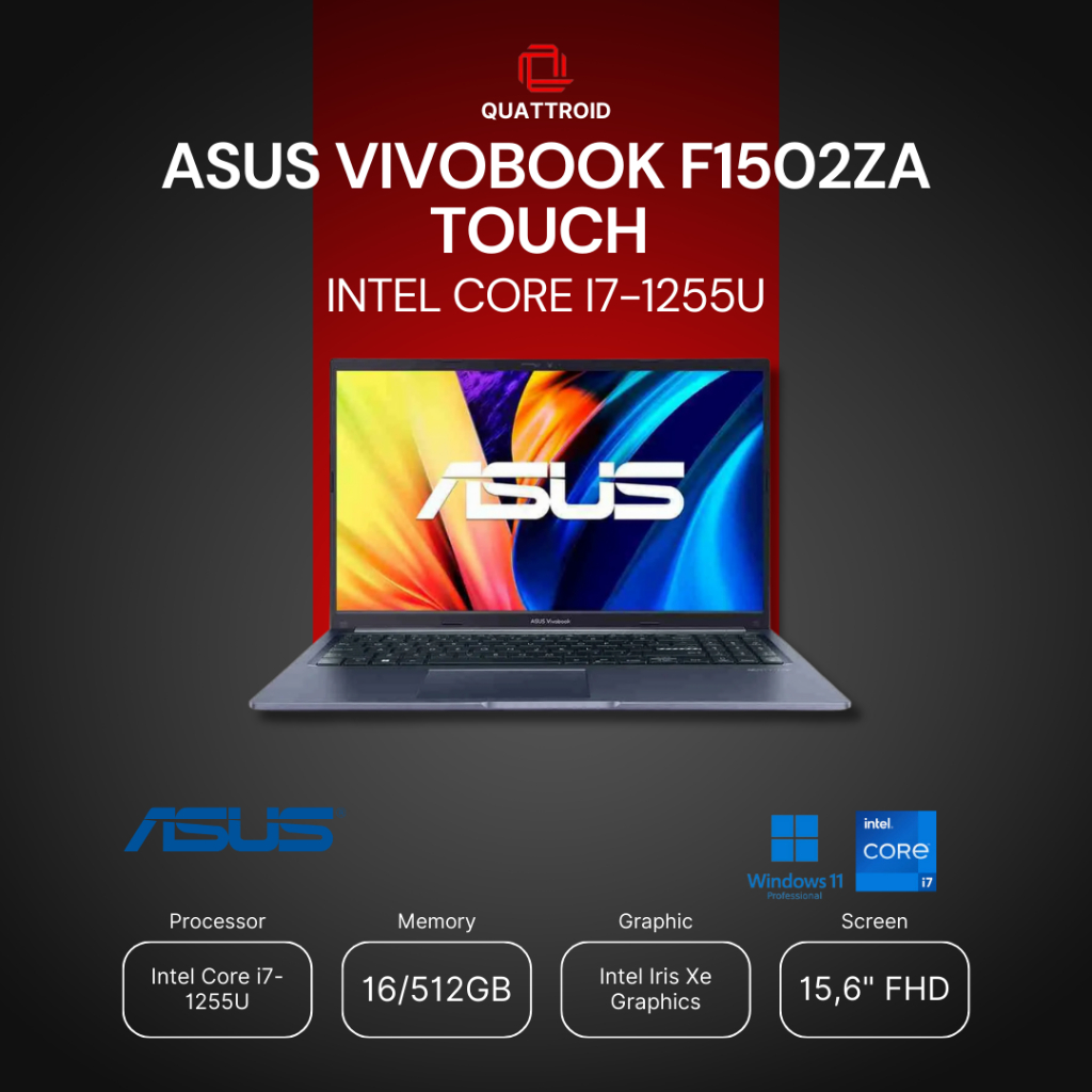 Asus Vivobook-15 F1502za-Ej1534 15.6 inç Intel Core i5 1235U 24 GB 512 GB SSD In