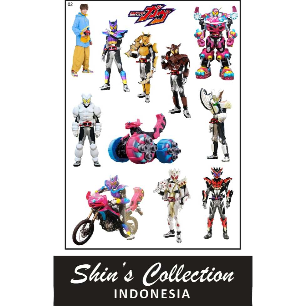 Jual Sticker stiker Kamen rider Gavv 1 pc | Shopee Indonesia