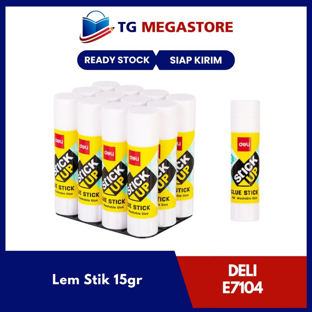 Jual Lem Stik / Glue Stick Deli Stick Up 15gr - E7104 | Shopee Indonesia