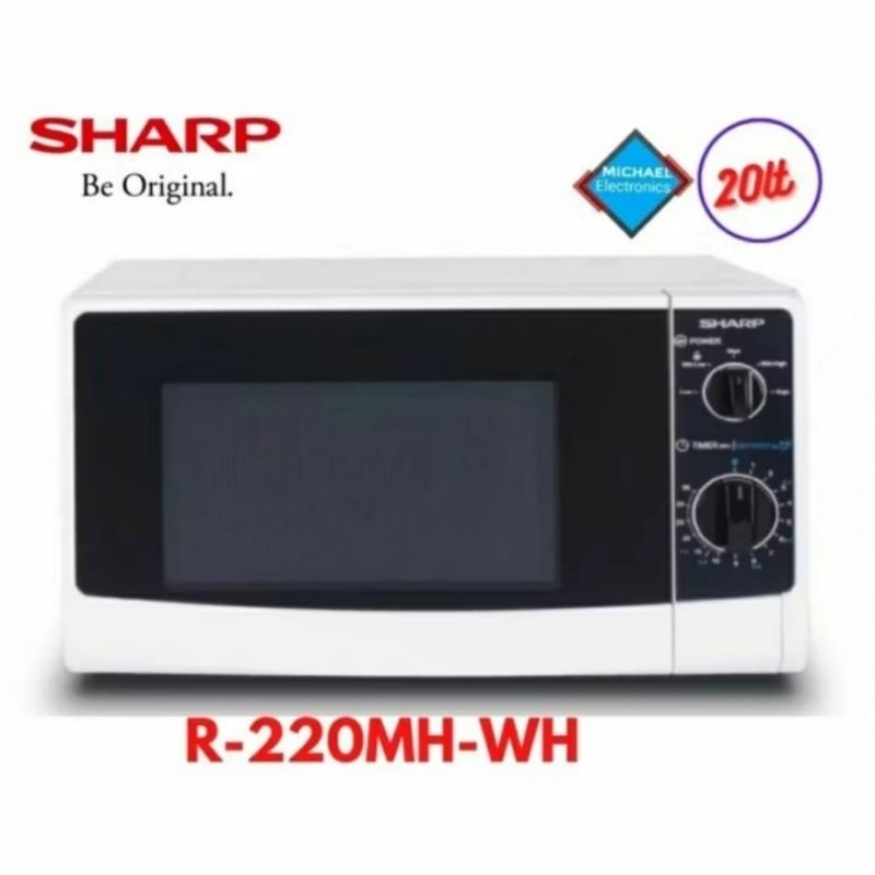 Jual sharp microwave R-220MA-WH 20Lt 450watt | Shopee Indonesia