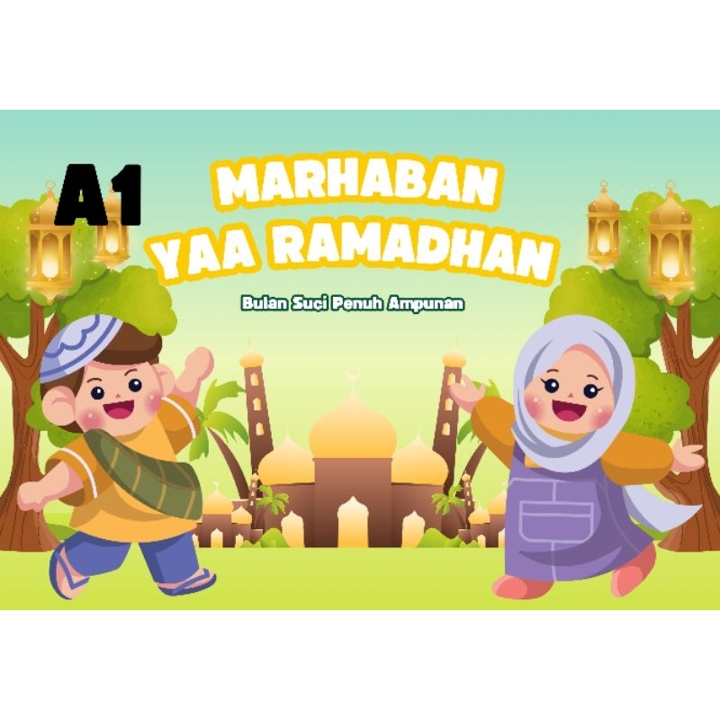 Papan Pawai Ramadhan / papan murah / perlengkapan pawai
