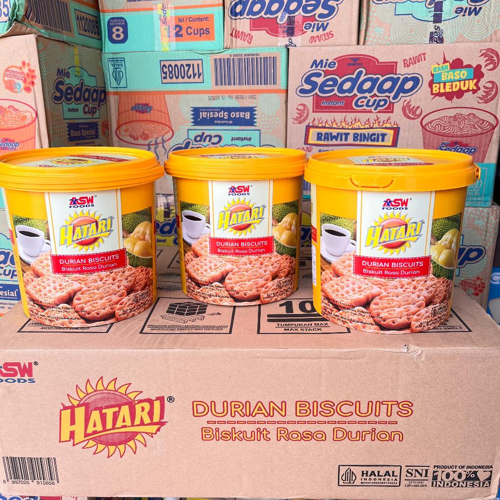 Jual hatari biskuit ember 325 gram 1 dus isi 6 ember | Shopee Indonesia