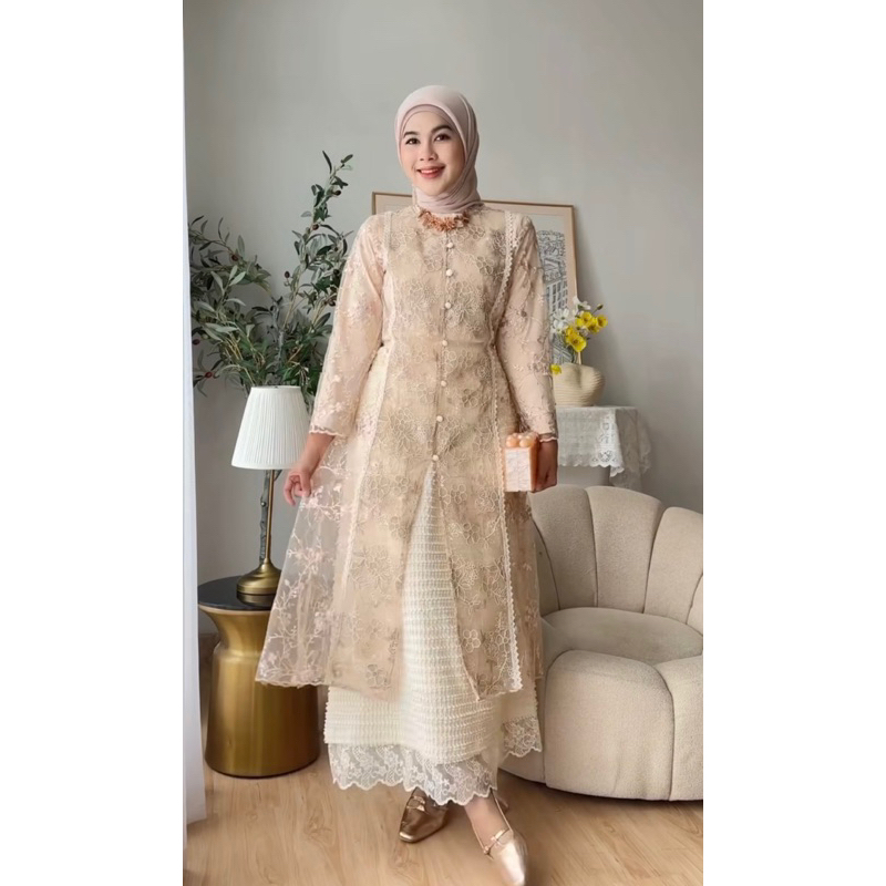 Jual ROK TENUN BULU RENDA A LINE PAYUNG | Shopee Indonesia