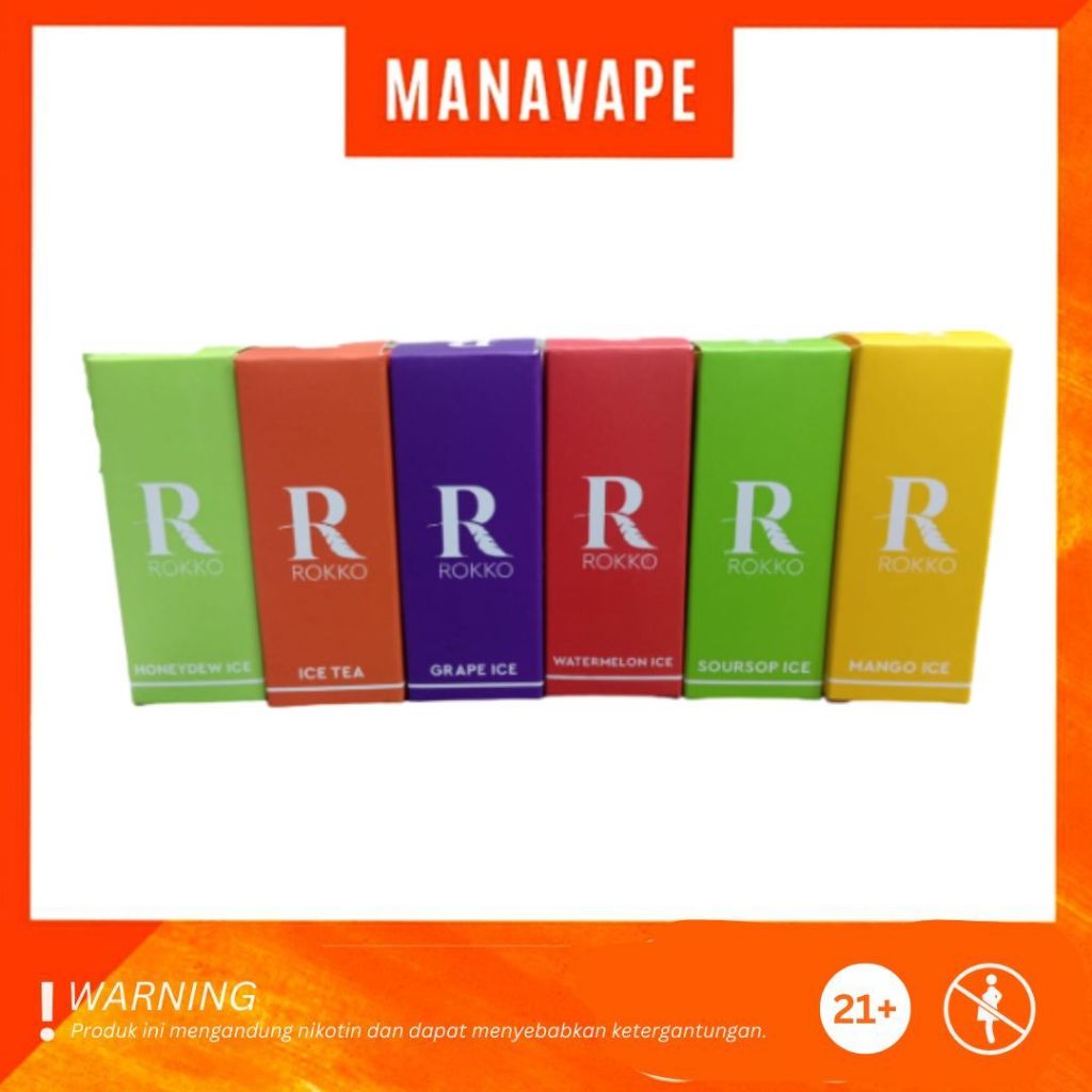 Jual Liquid Rokko Saltnic Series 30ml | Shopee Indonesia
